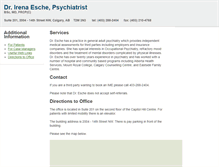 Tablet Screenshot of esche.ca